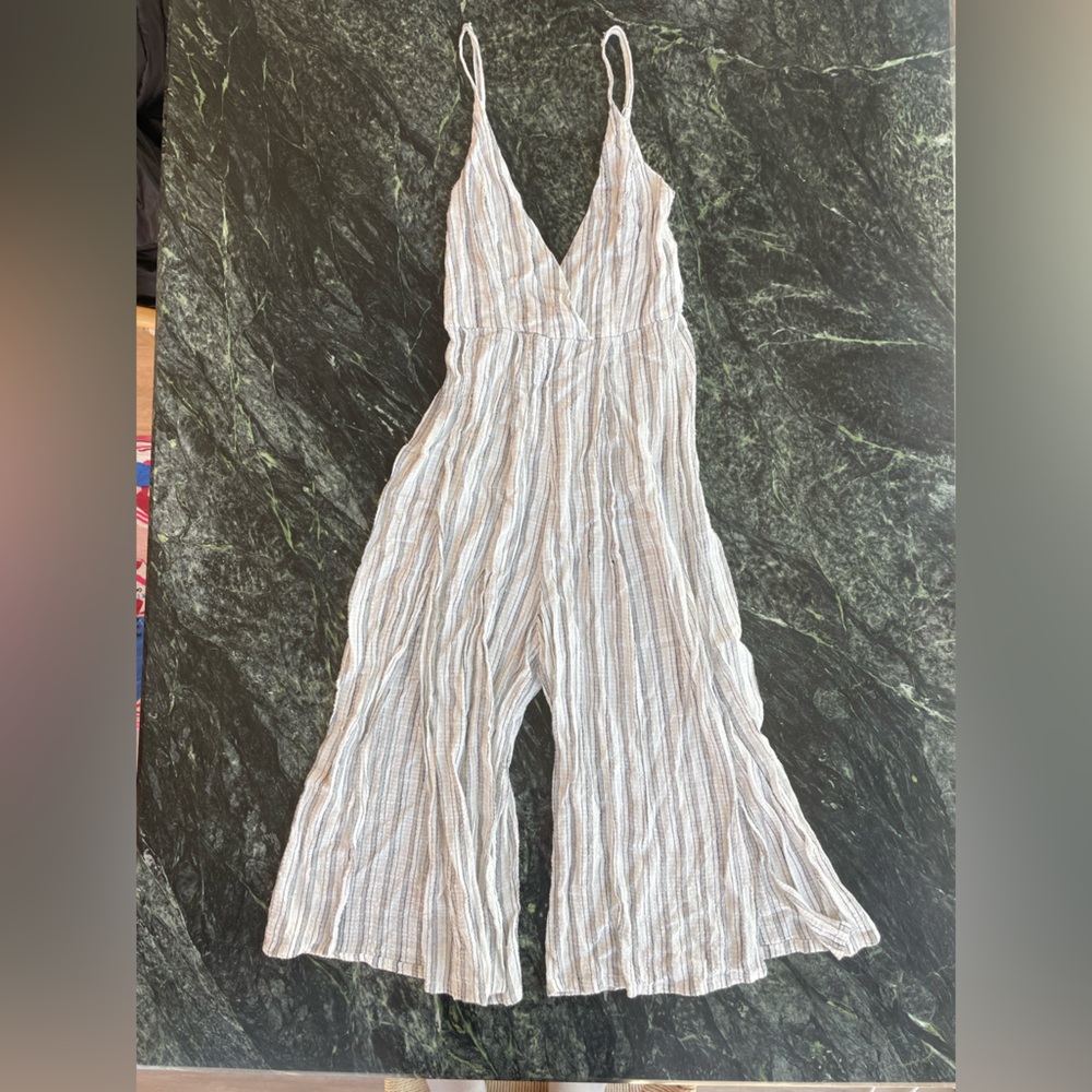 Striped Halter Jumpsuit